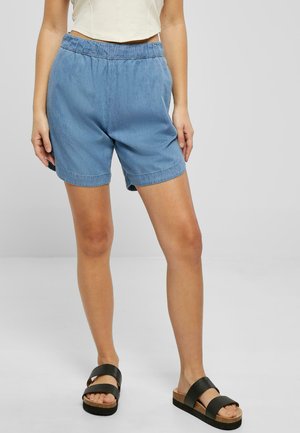 Denim shorts - skyblue washed