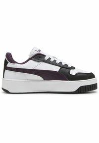 Puma CARINA STREET - Sneakers basse - white/midnight plum/black