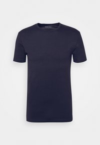 Pier One 7 PACK - T-shirt básica - white/grey/dark blue