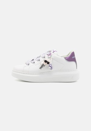 KARL LAGERFELD, KAPRI KEYCHAIN - Zapatillas - white/purple