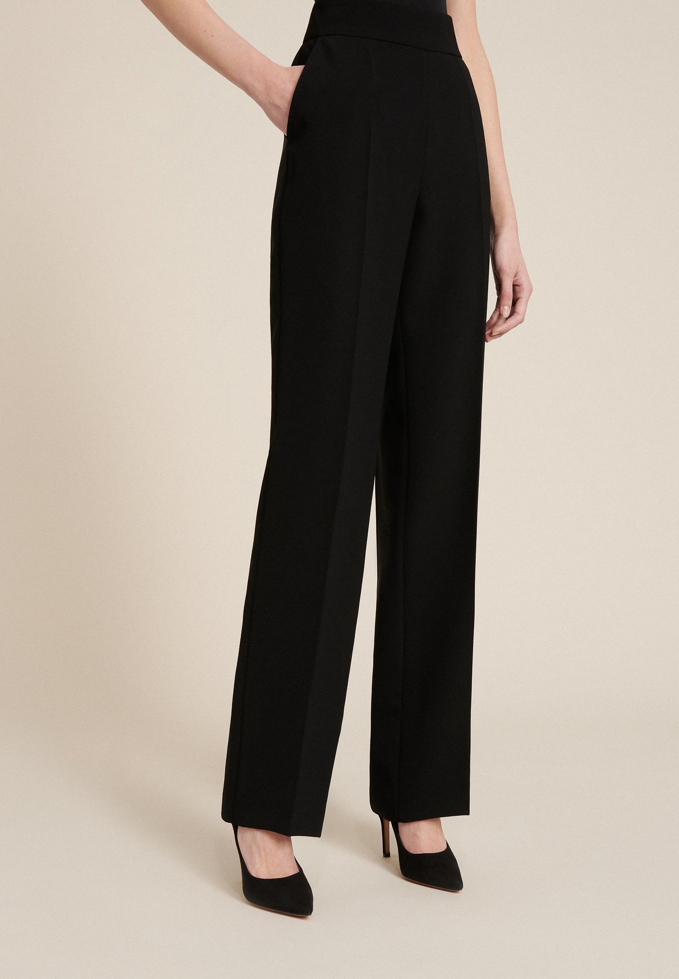 Luisa Spagnoli OSSIA - Pantaloni - black/nero - Zalando.it