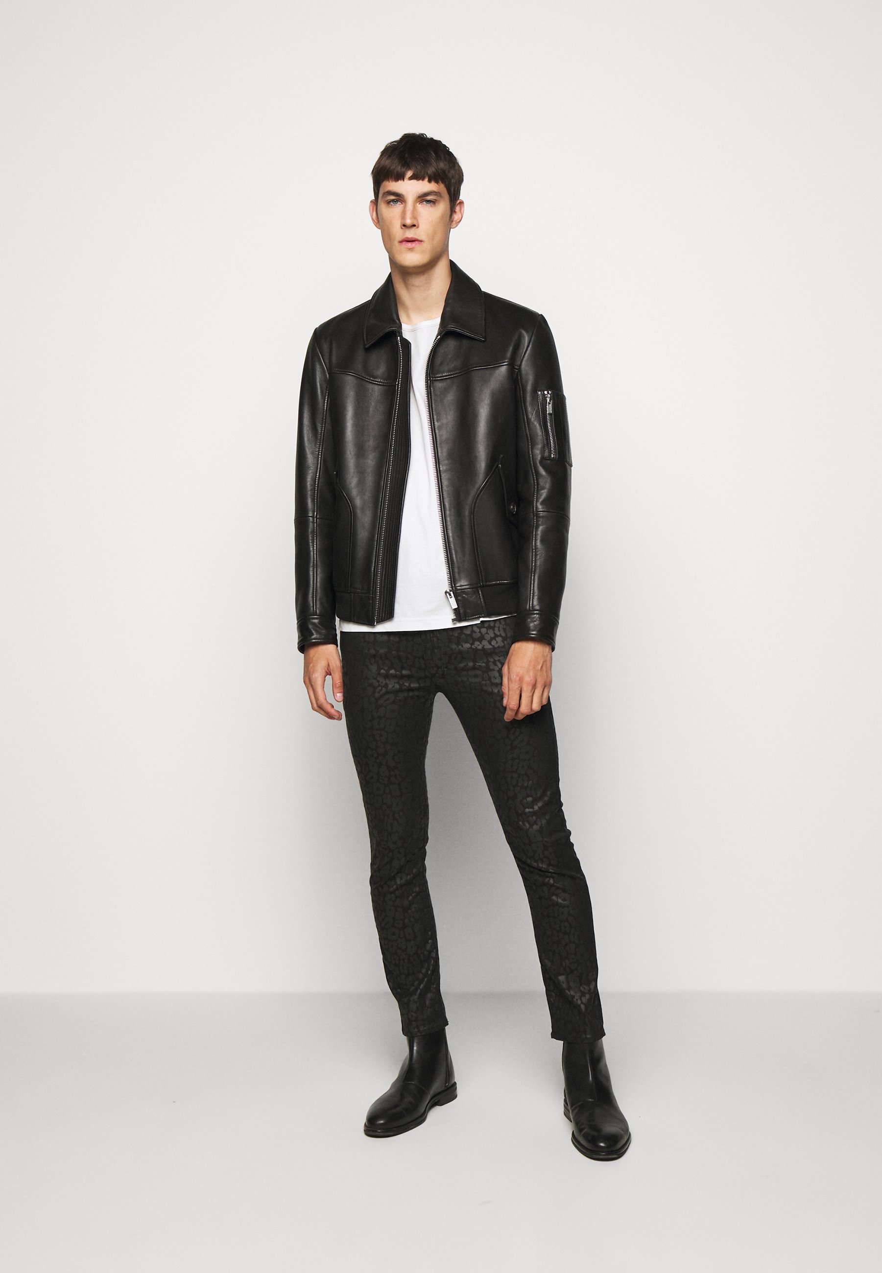 Uomo SLICK - Pantaloni - black Uomo SLICK - Pantaloni - black
