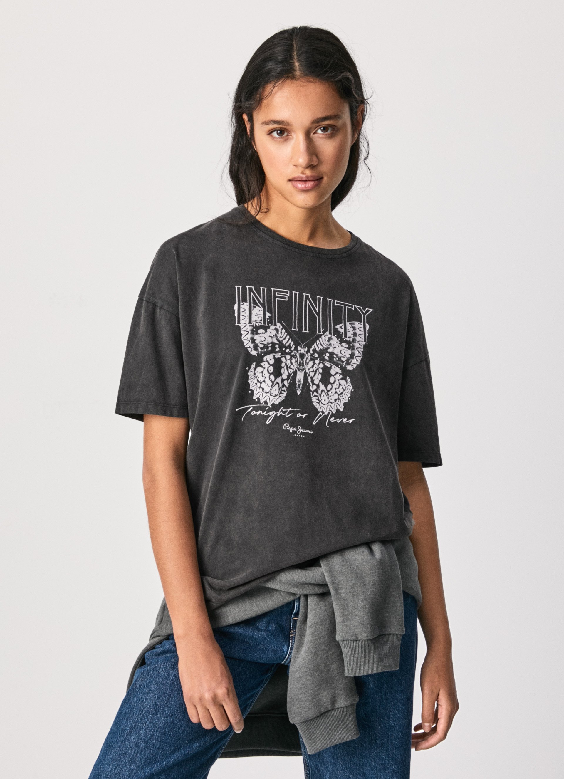 Pepe Jeans T-shirt con stampa - black/nero - Zalando.it