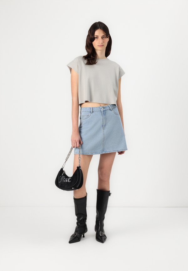 NMKIM  - Basic T-shirt - ghost gray2