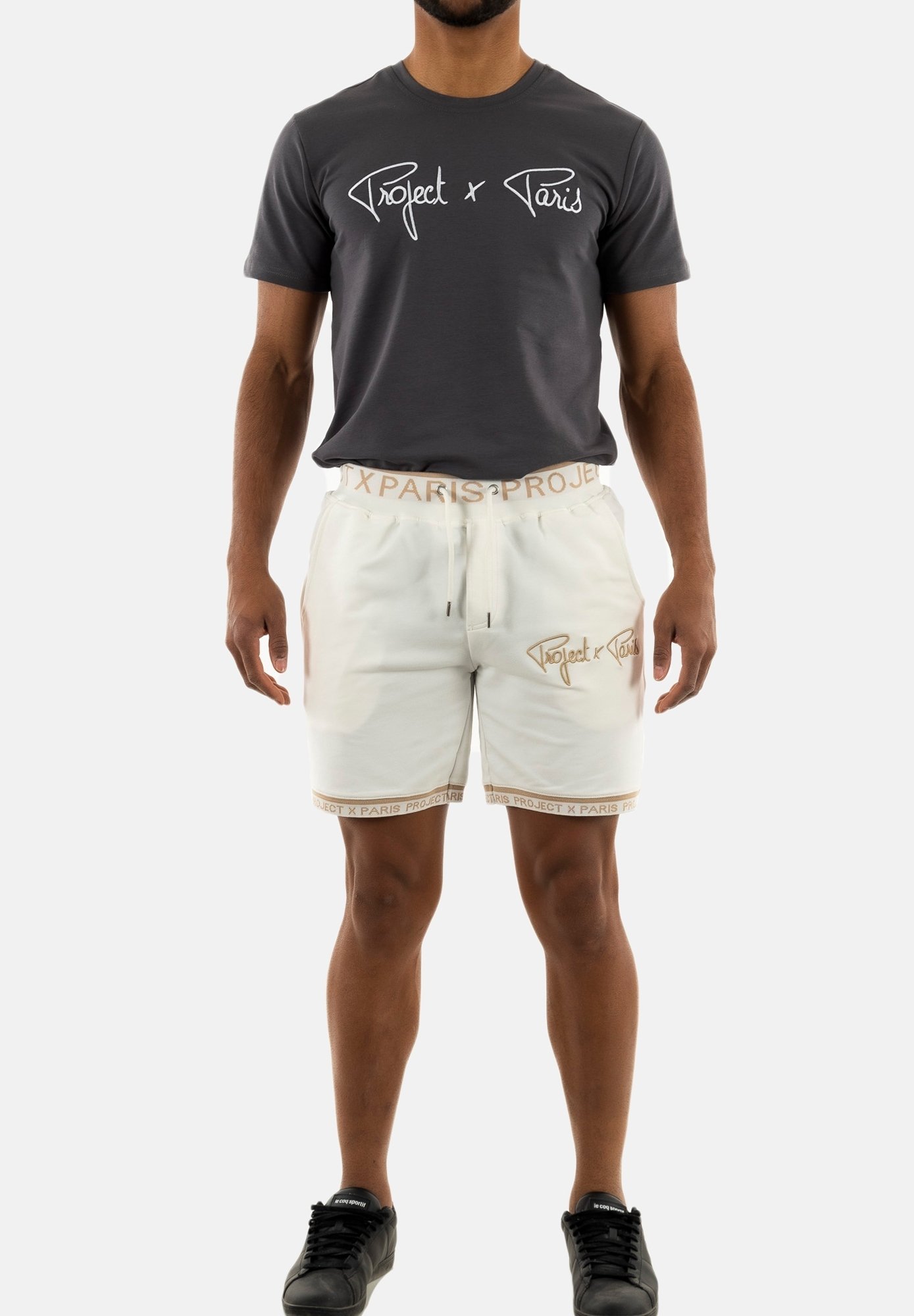 Project X Paris BAS DE JOGGING TECHWEAR KICKOFF - Pantaloni Sportivi Blanc Prk22e08f A11