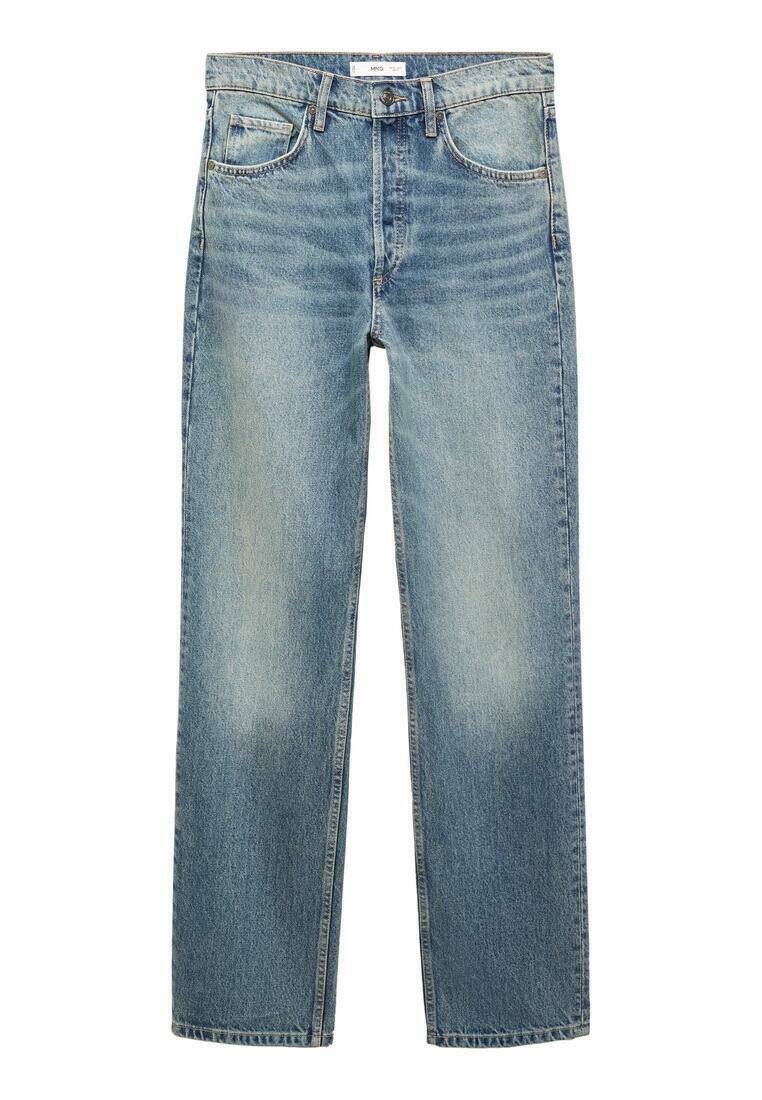 Mango Straight leg jeans blauw