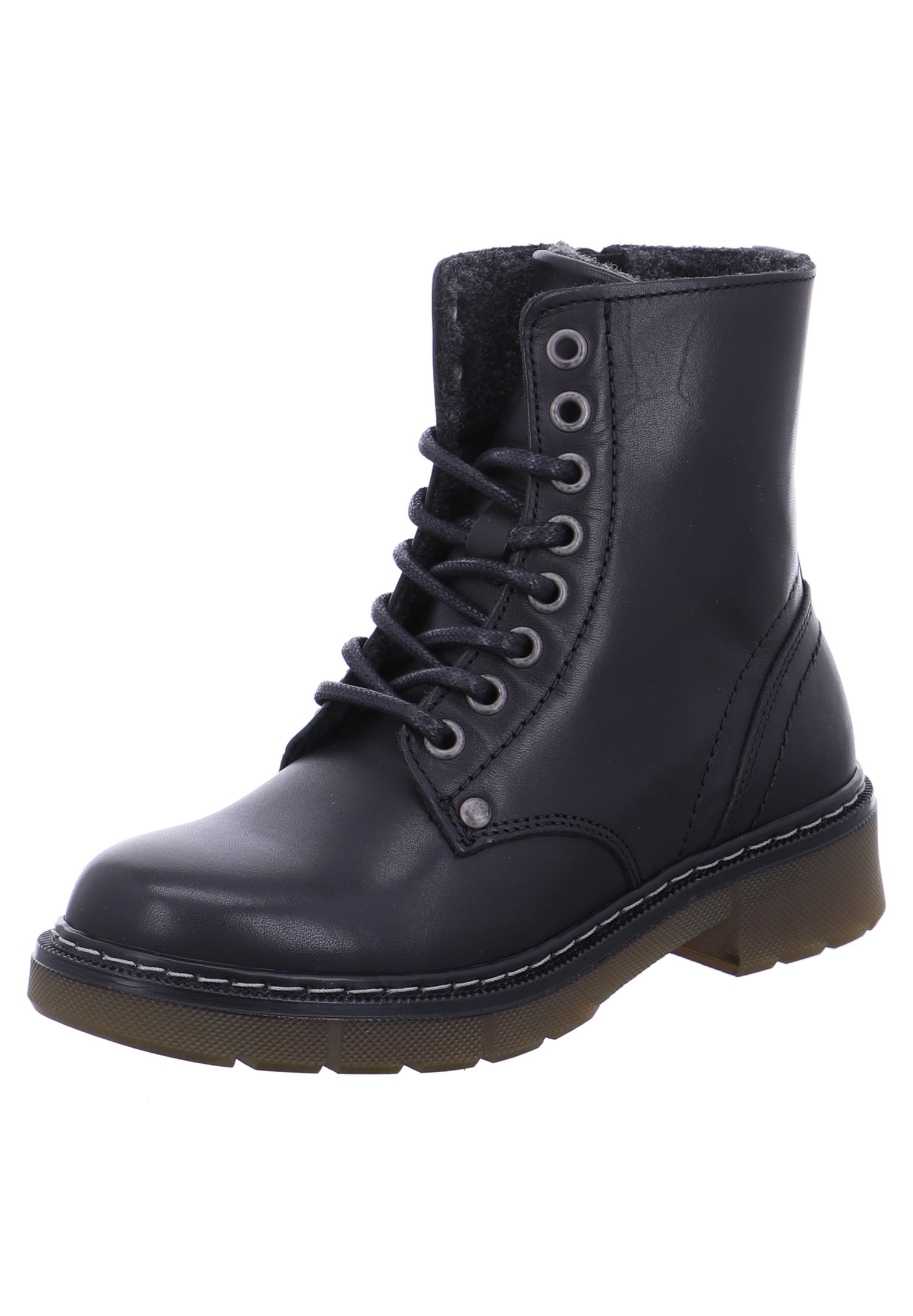 Zwarte BULLBOXER Veterboots AJS500 | Omoda