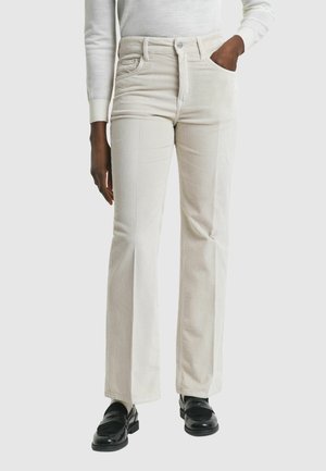 FLARE STRETCH CORDUROY  - Pantaloni - putty