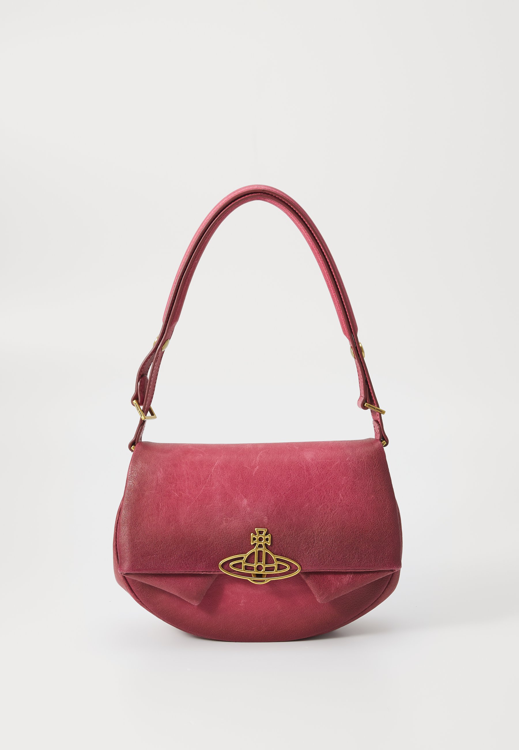 【関税&送料込】Vivienne Westwood Shoulder Bag Sadie Vivienne Westwood Sadie Suede Shoulder bag - Dark Brown
