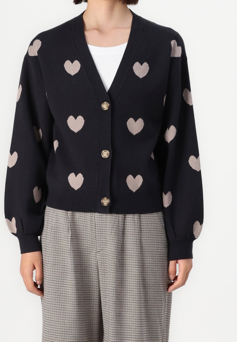 Vero Moda Neuletakki - dark blue