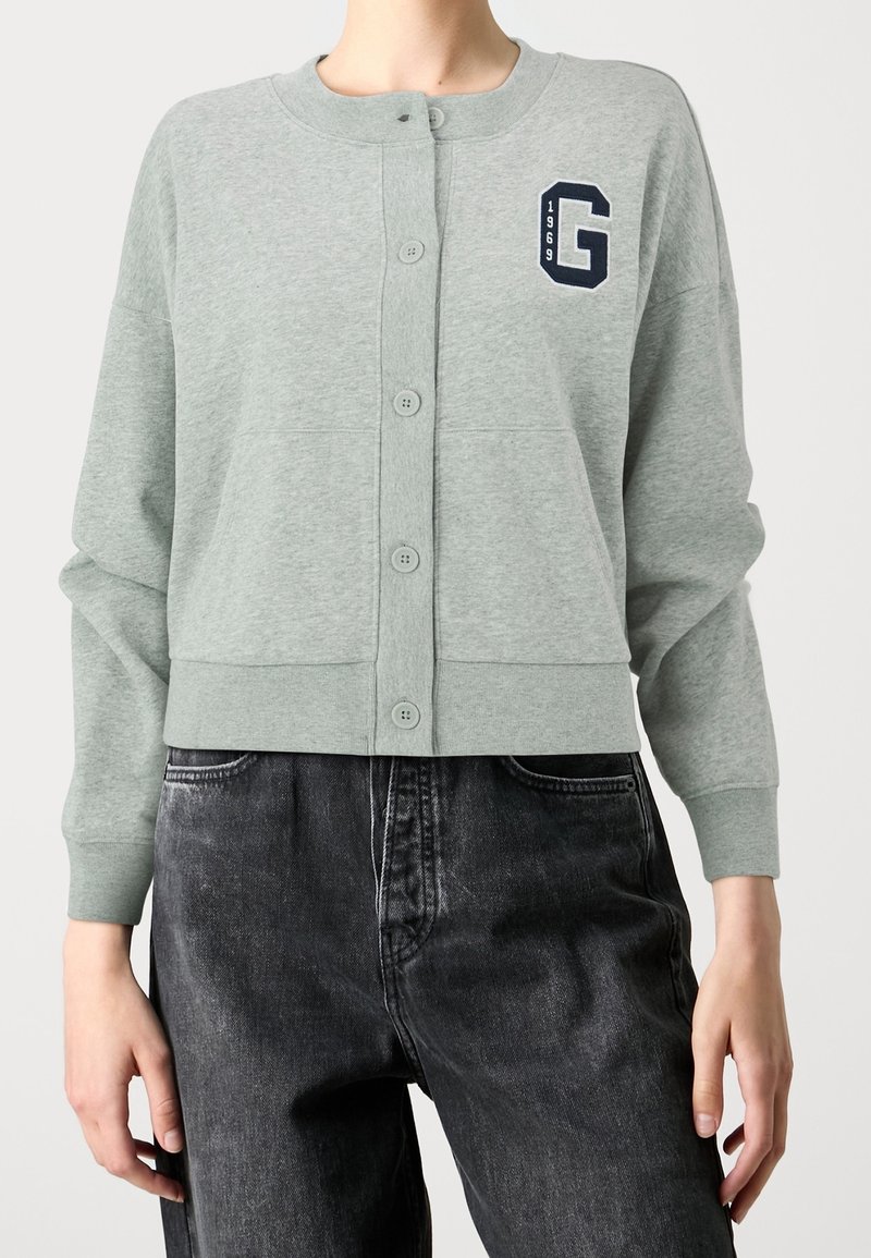 GAP Mikina na zip - black
