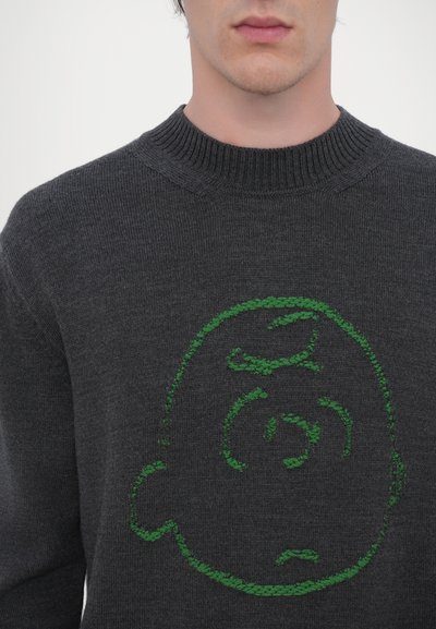 Iceberg MAGLIA GIROCOLLO - Stickad tröja - antracite