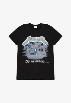 METALLICA RIDE THE LIGHTNING OFFICIAL MERCHANDIS - Print T-shirt - black