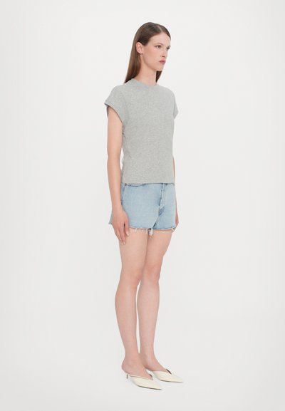 FRAME THE MUSCLE TEE - Lihtne T-särk - grey