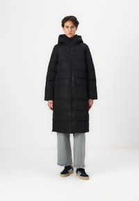 JDY JDYELFI LONG PADDED JACKET  - Vinterkåpe / -frakk - black