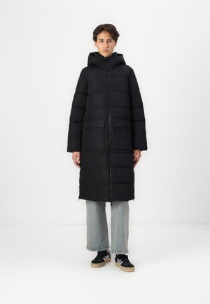 JDYELFI LONG PADDED JACKET  - Vinterkåpe / -frakk - black