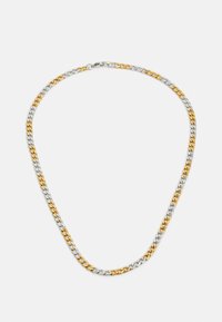 TWO TONE CURB CHAIN NECKLACE UNISEX - Necklace - silver-coloured/ gold-coloured