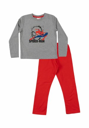 SET - Pyjama set - grau/rot