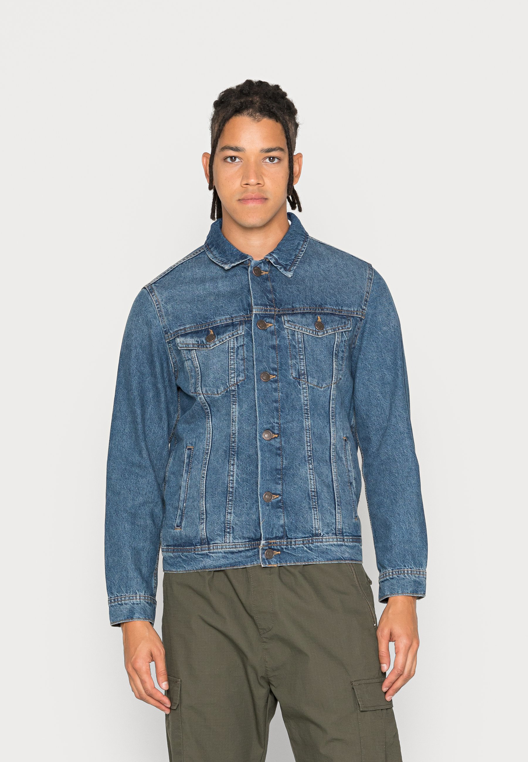 Giacca Di Jeans Jack & Jones Uomo - Denim Classico 100% Cotone - Foto 9