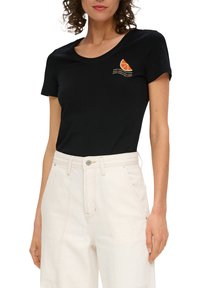 s.Oliver SLIM-FIT - T-Shirt basic - schwarz