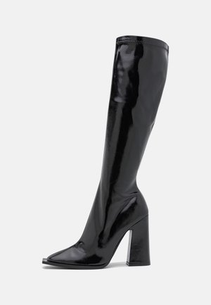 Højhælede støvler - black