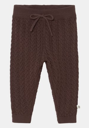 CABLE PANTS BABY - Broek - coffee