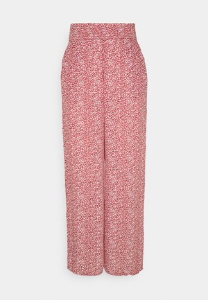 BEACHY WIDE LEG PANT - Pantalon classique - cinnabar