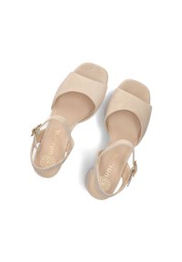 Unisa NEY - Sandalen met plateauzool - beige