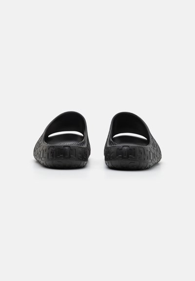 GCDS MONOGRAM SLIDES UNISEX - Pool slides - black