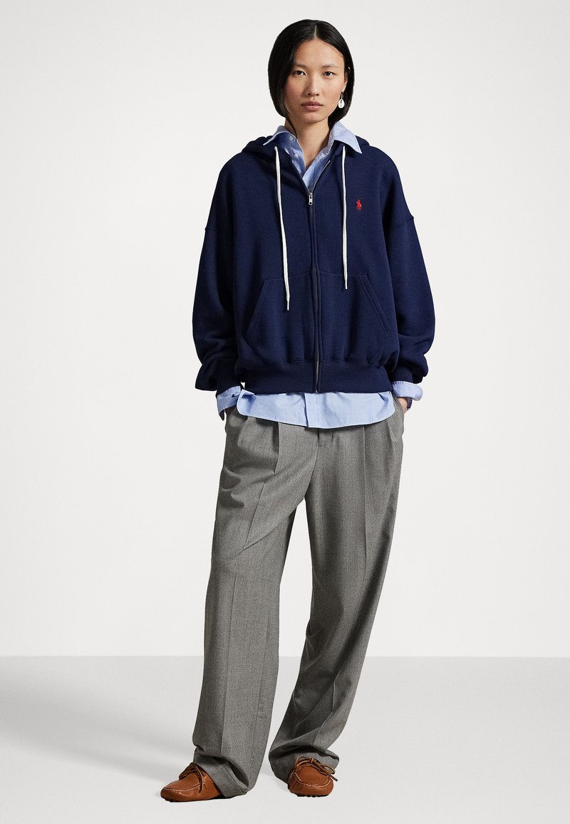 Felpa Con Cappuccio MoonWorks Da Donna Con Bradipo E Frase 'Sleep Eat Sleep Repeat' – Blu Navy, Taglia XS, Slim Fit, Morbida E Comoda - 2