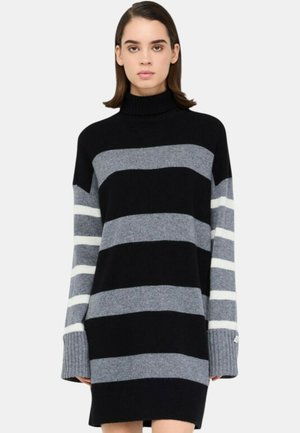 VESTITINO - Abito in maglia - grigio