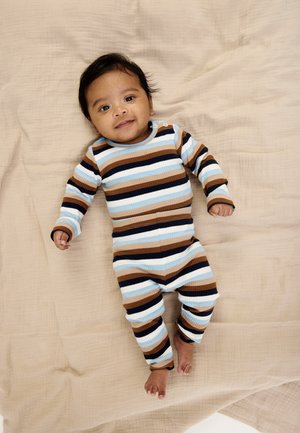 Bodijs - powder blue striped