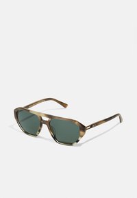 ZURICH - Sunglasses - olive tortoise/green solid