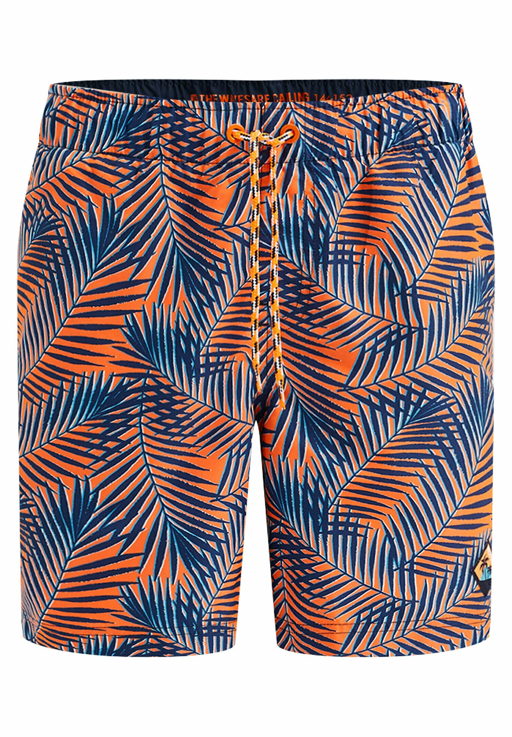 WE Fashion MET DESSIN - Shorts da mare - orange/arancione - Zalando.it