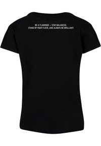 Merchcode FLAMINGO BOX  - Print T-shirt - black