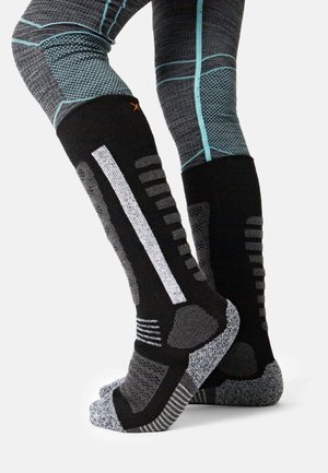 OCCULTO, 2 PACK SKISOCKEN - Overkneestrümpfe - schwarz