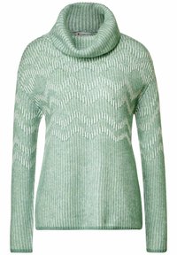 Street One Svetr - mottled dark green