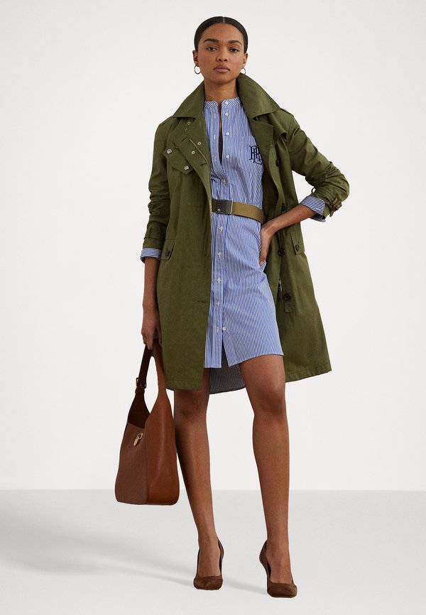 STRIPED BELTED BROADCLOTH SHIRTDRESS - Shirt dress2
