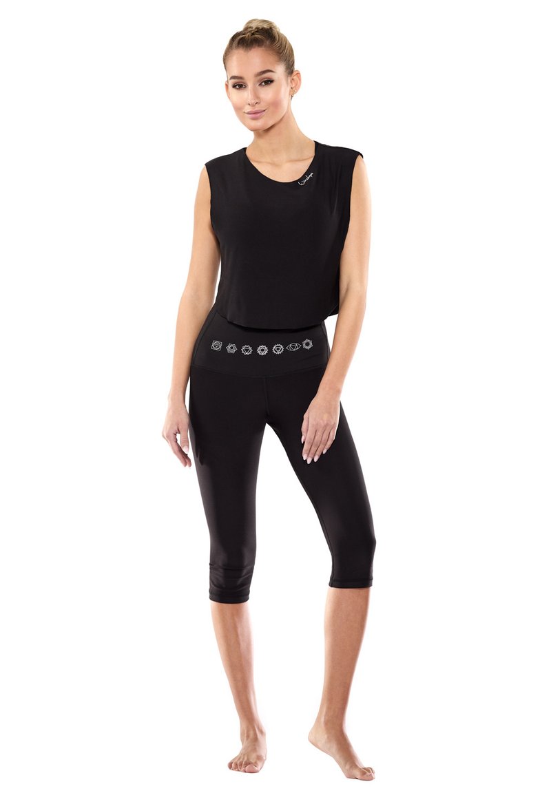 Winshape - SOFT CROPPED - Toppi - black, Suurenna