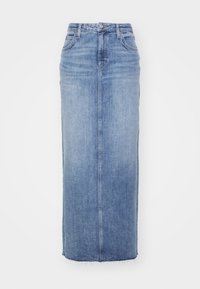 BACK SLIT MAXI SKIRT - Denim skirt - set free