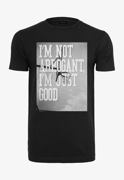 Mister Tee I COME IN PEACE - T-Shirt print - black/schwarz Mister Tee I COME IN PEACE - T-Shirt print - black/schwarz
