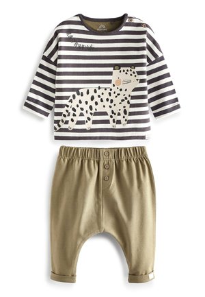 SET - Legging - monochrome cheetah