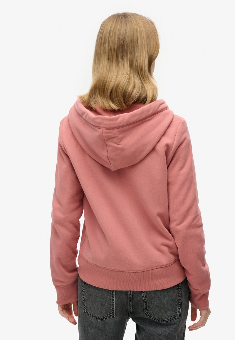 Sweat à Capuche SUPERDRY Rose - Taille S - Occasion Très Bon état
