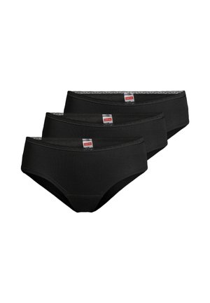 3ER PACK HIPSTER - Slip - schwarz