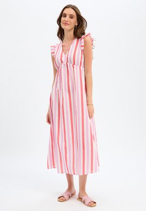 Marie Lund, MARIE LUND KLEID - Freizeitkleid - weiß pink
