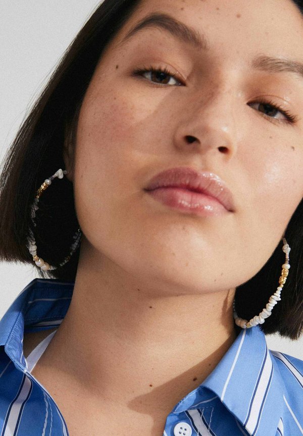 FORCE MEGA HOOP EARRINGS - Ohrringe - gold plated