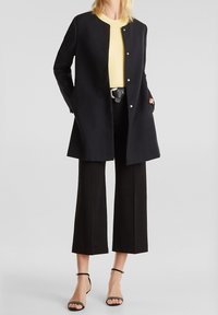 Esprit Collection Pitkä takki - black