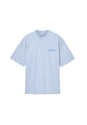 AllSaints, ODYSSEY SS CREW - T-shirt imprimé - villa blue