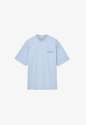 AllSaints, ODYSSEY SS CREW - T-shirt imprimé - villa blue