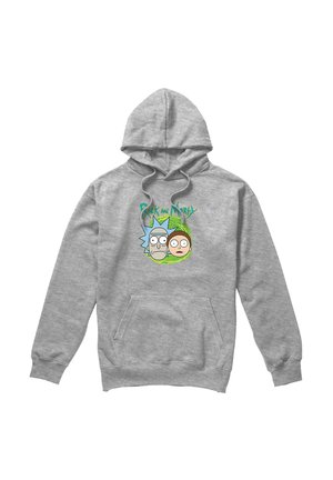 Cotton Soul, RICK AND MORTY FLOATING HEADS - Kapuzenpullover - mottled light grey